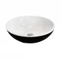 Тумба підвісна ADAMANT Astra W 70 з умивальником Kreis Black Matte/White Glossy